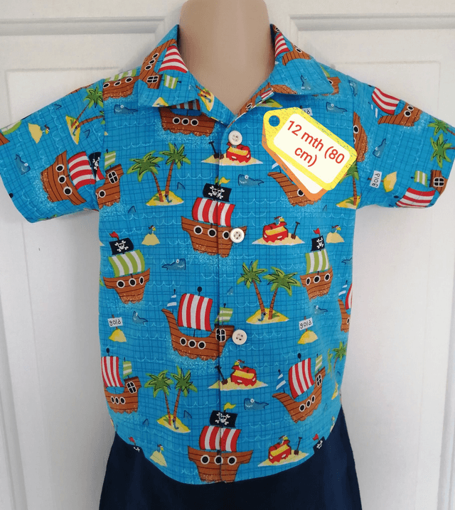 Shirt - 12 mth (80 cm). Your choice of fabric