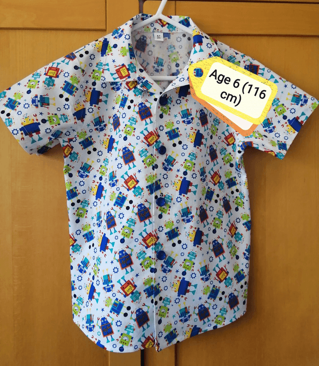 Shirt - 2 yrs (92 cm). Your choice of fabric