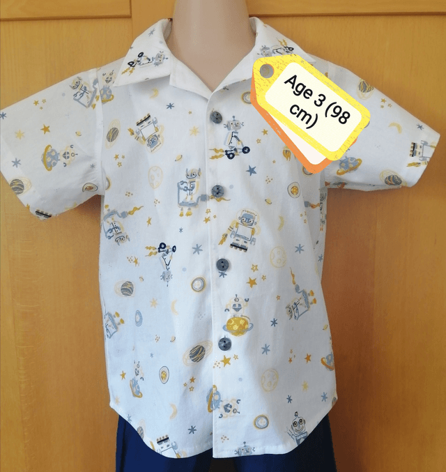 Shirt - 12 mth (80 cm). Your choice of fabric