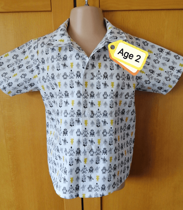 Shirt - 12 mth (80 cm). Your choice of fabric