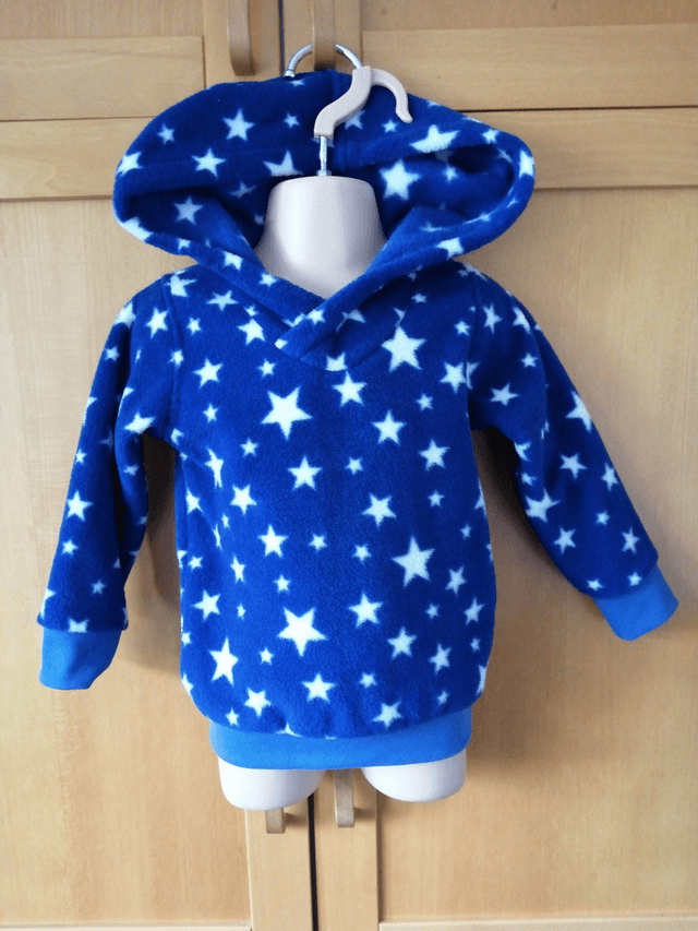 Top - 18 mth (86 cm).   Royal starry fleece