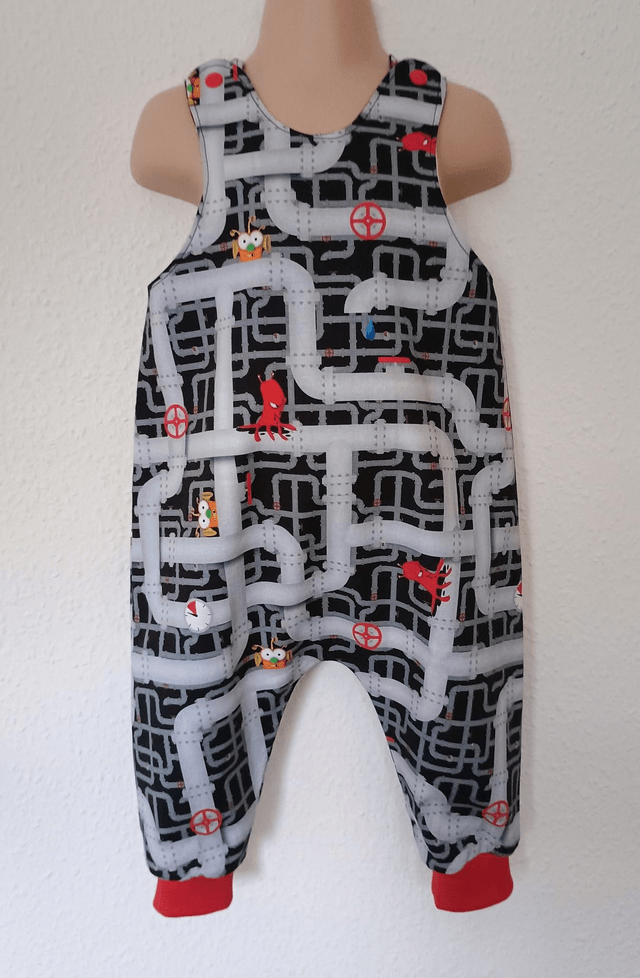 Dungarees - 12 mth (80 cm).   Monster pipes