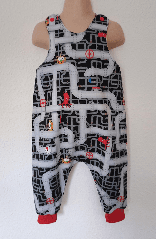 Dungarees - 12 mth (80 cm).   Monster pipes